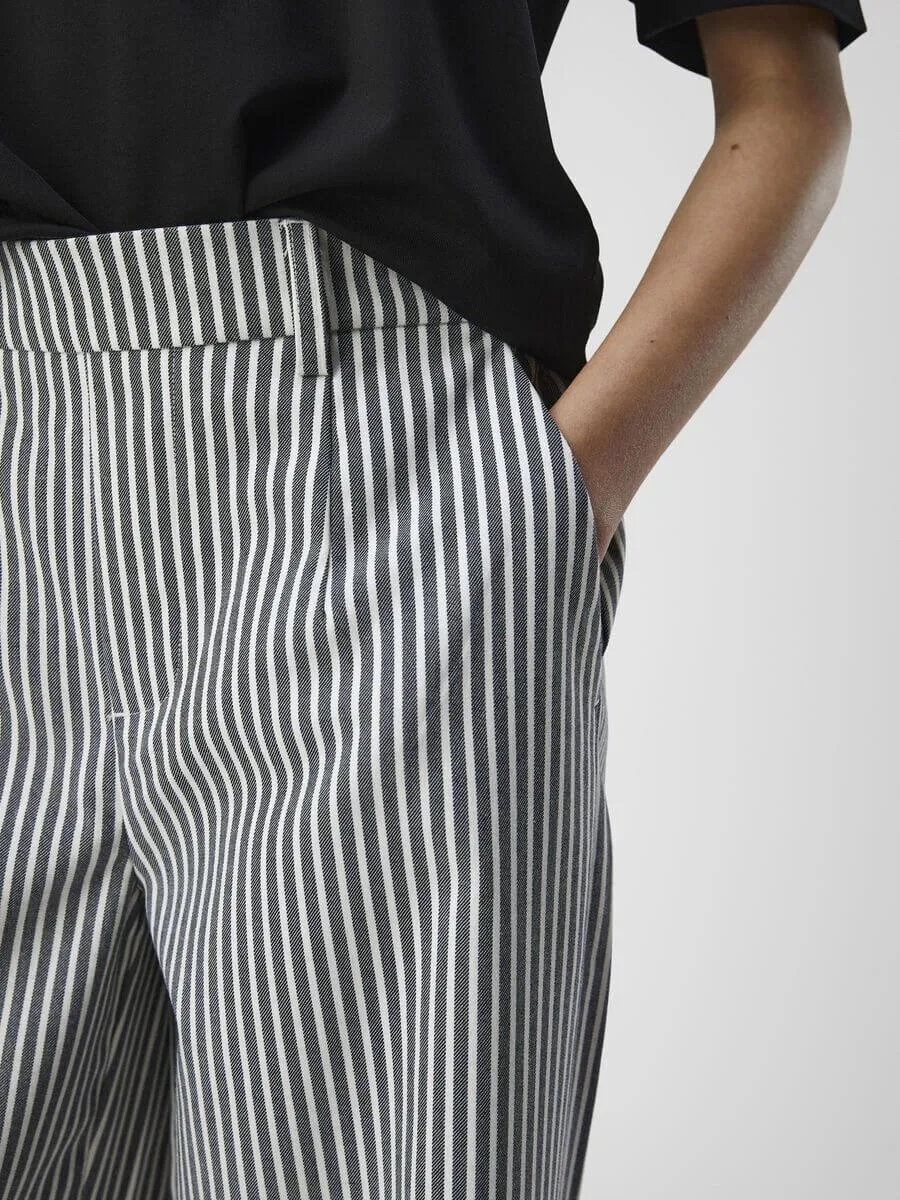 OBJLisa Wide Pants - Cloud Dancer Sky Captain