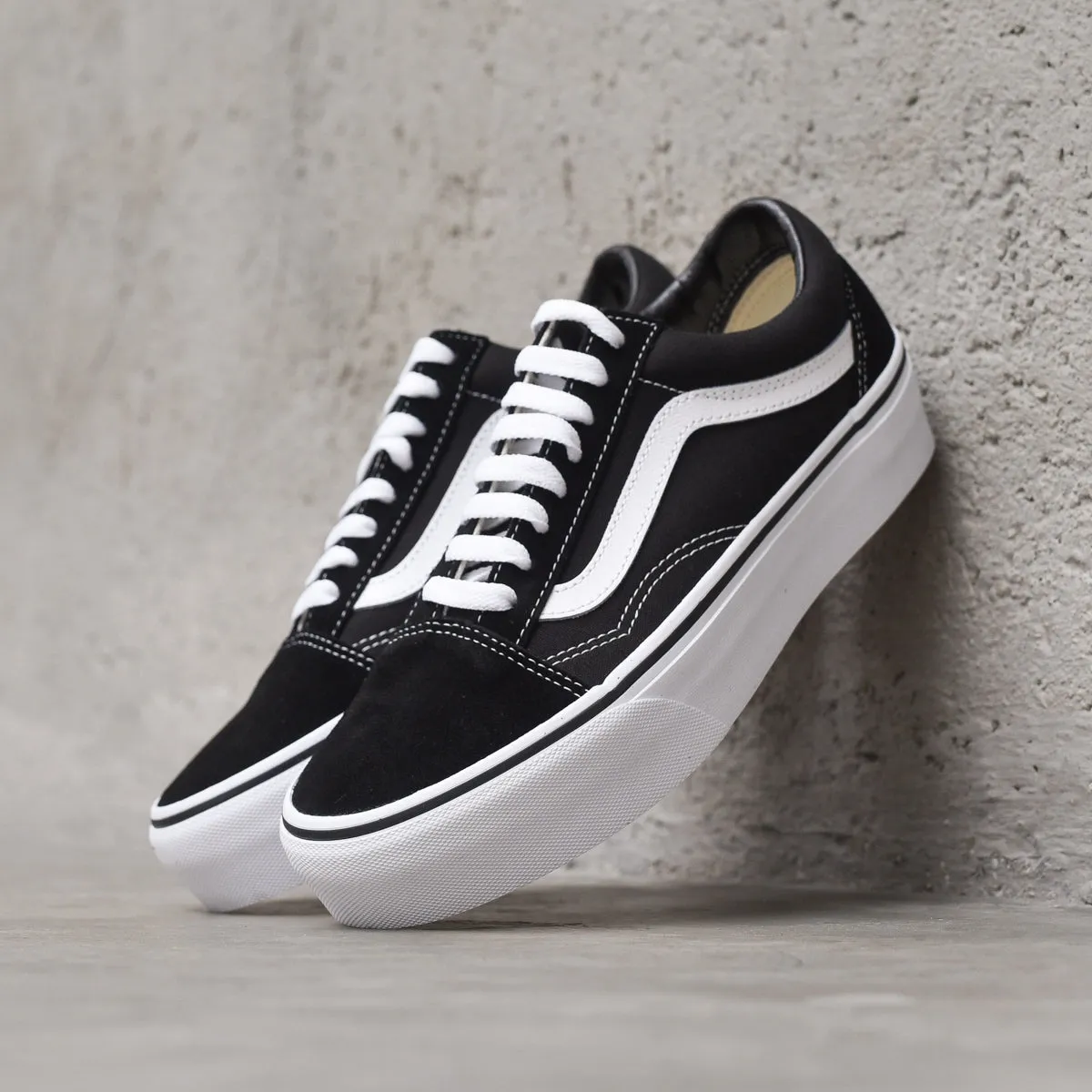 Old Skool Platform - Black/White