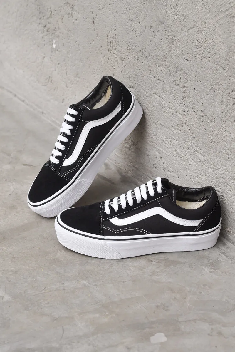 Old Skool Platform - Black/White