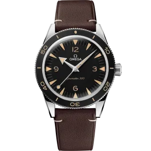 Omega Seamaster Seamaster 300 41 mm, steel on leather strap