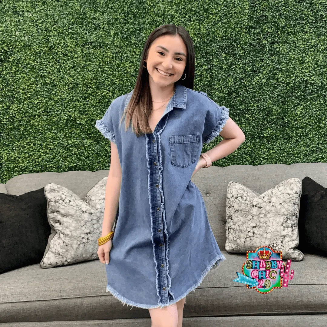 On To The Denim Dress