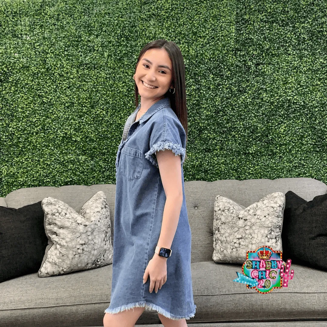 On To The Denim Dress