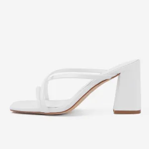 Open Toe Backless Mules