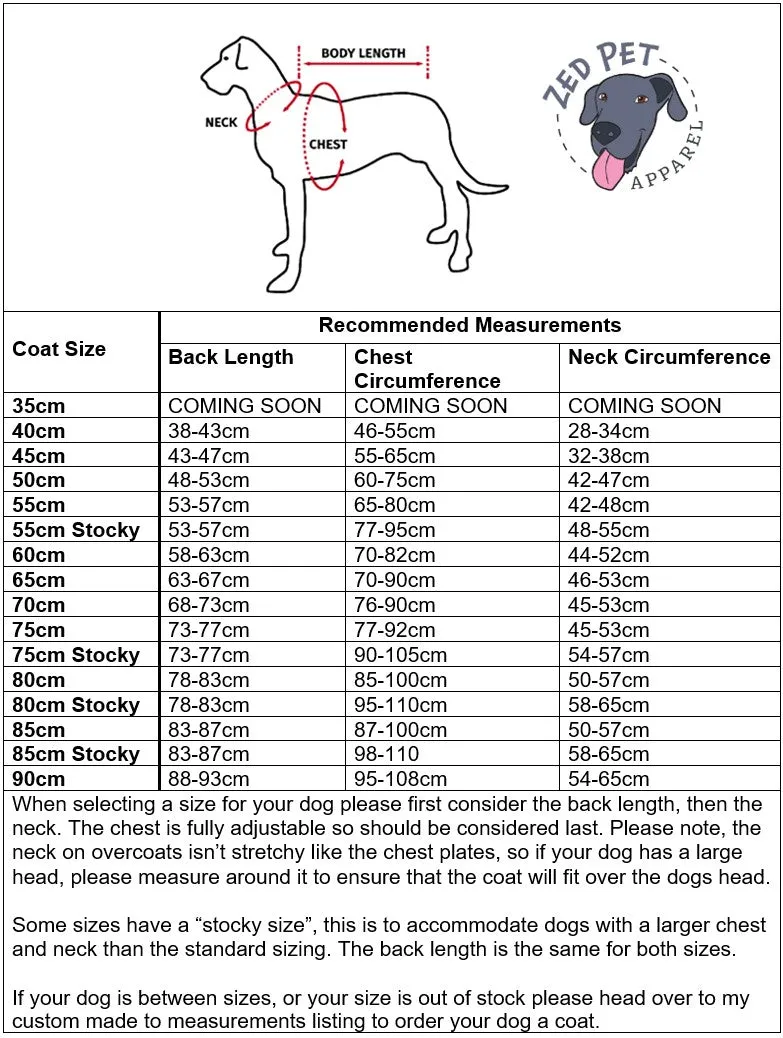 Overcoat Style Dog Raincoat