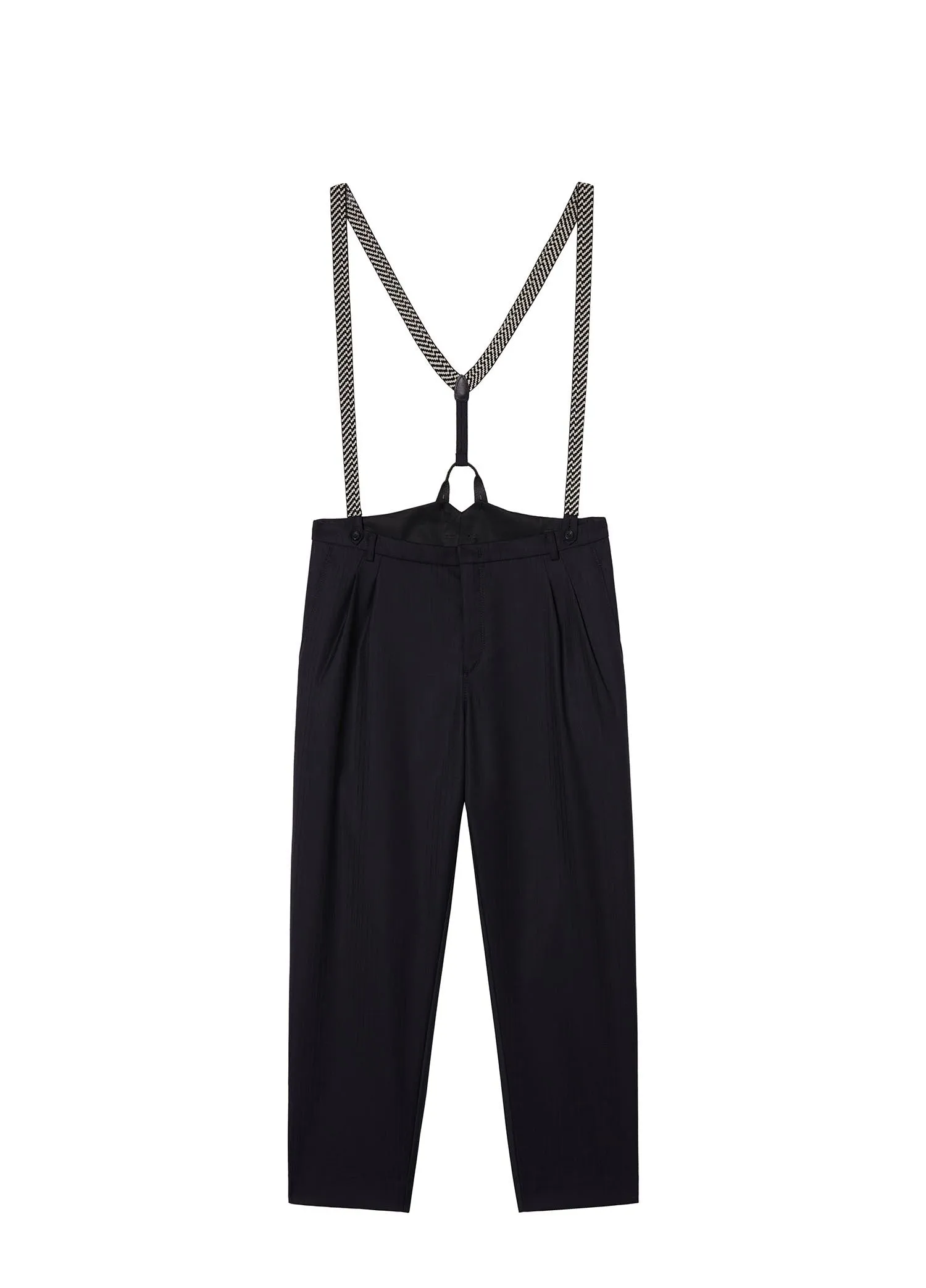 Pants / JNBY Retro Style Cropped Bib Pants