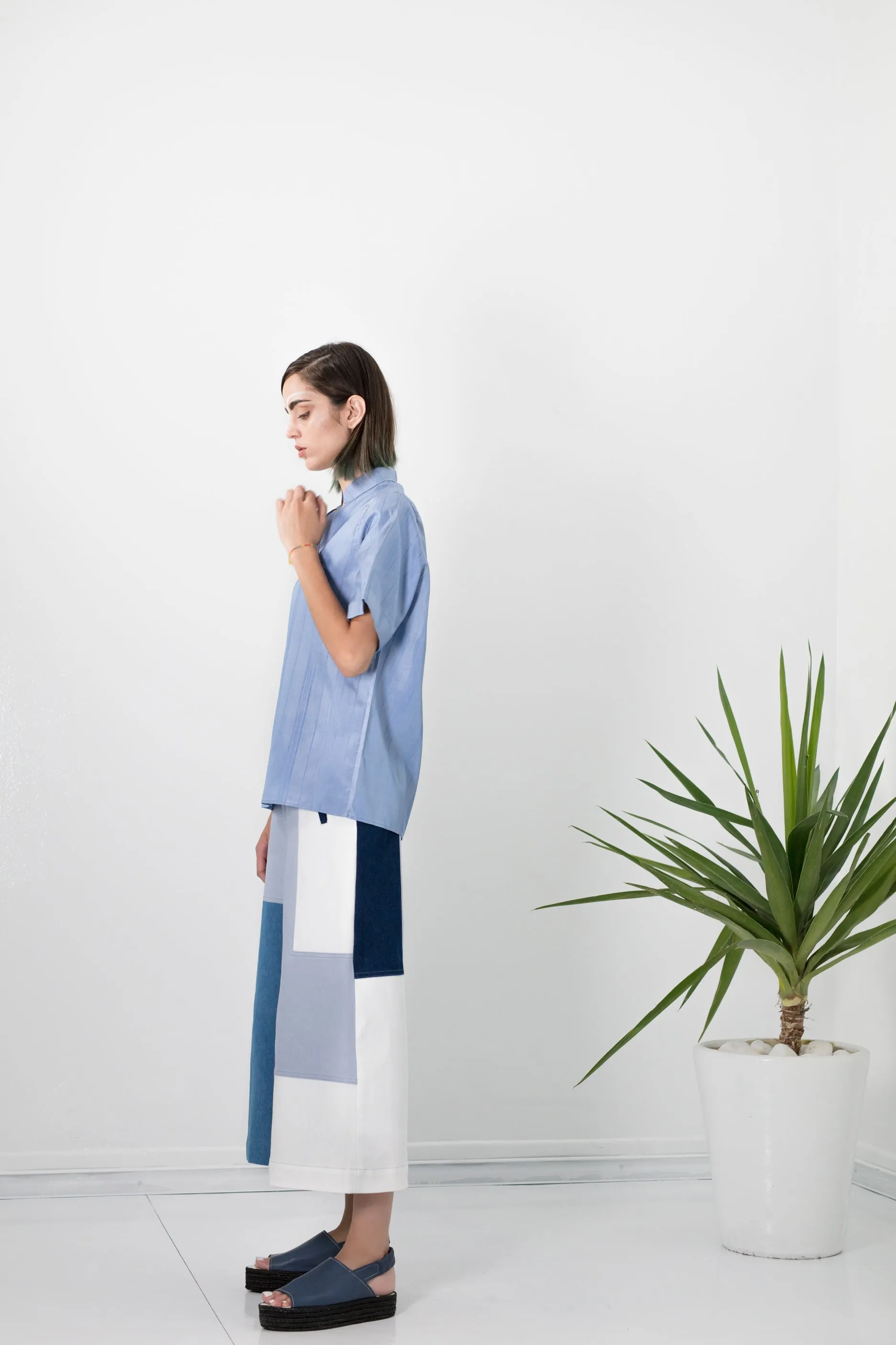 Patchwork culottes