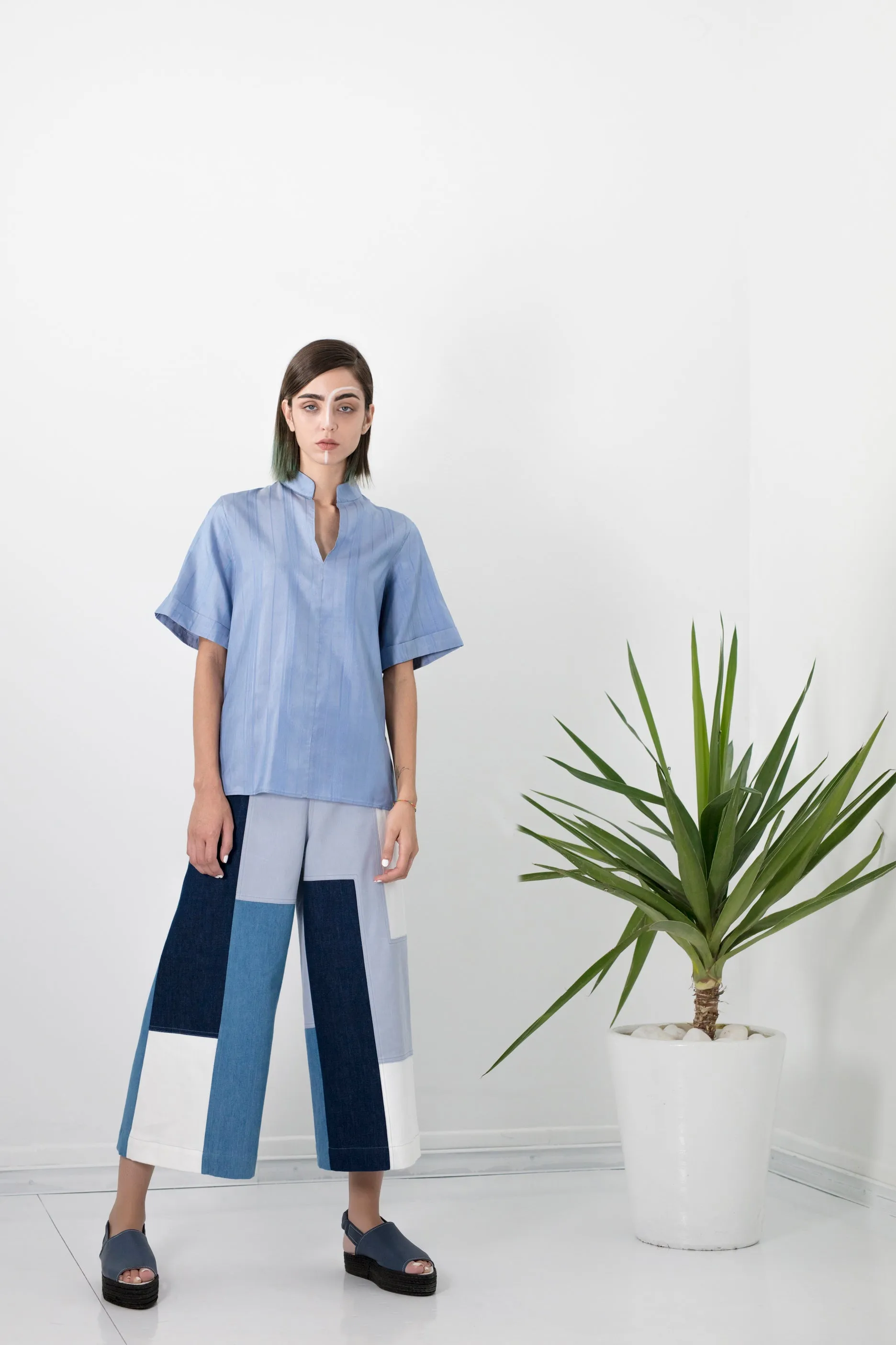 Patchwork culottes