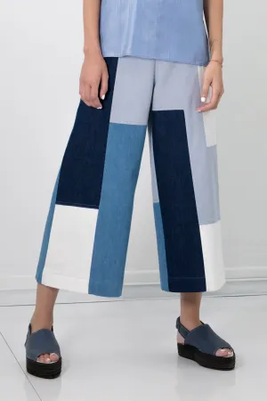 Patchwork culottes