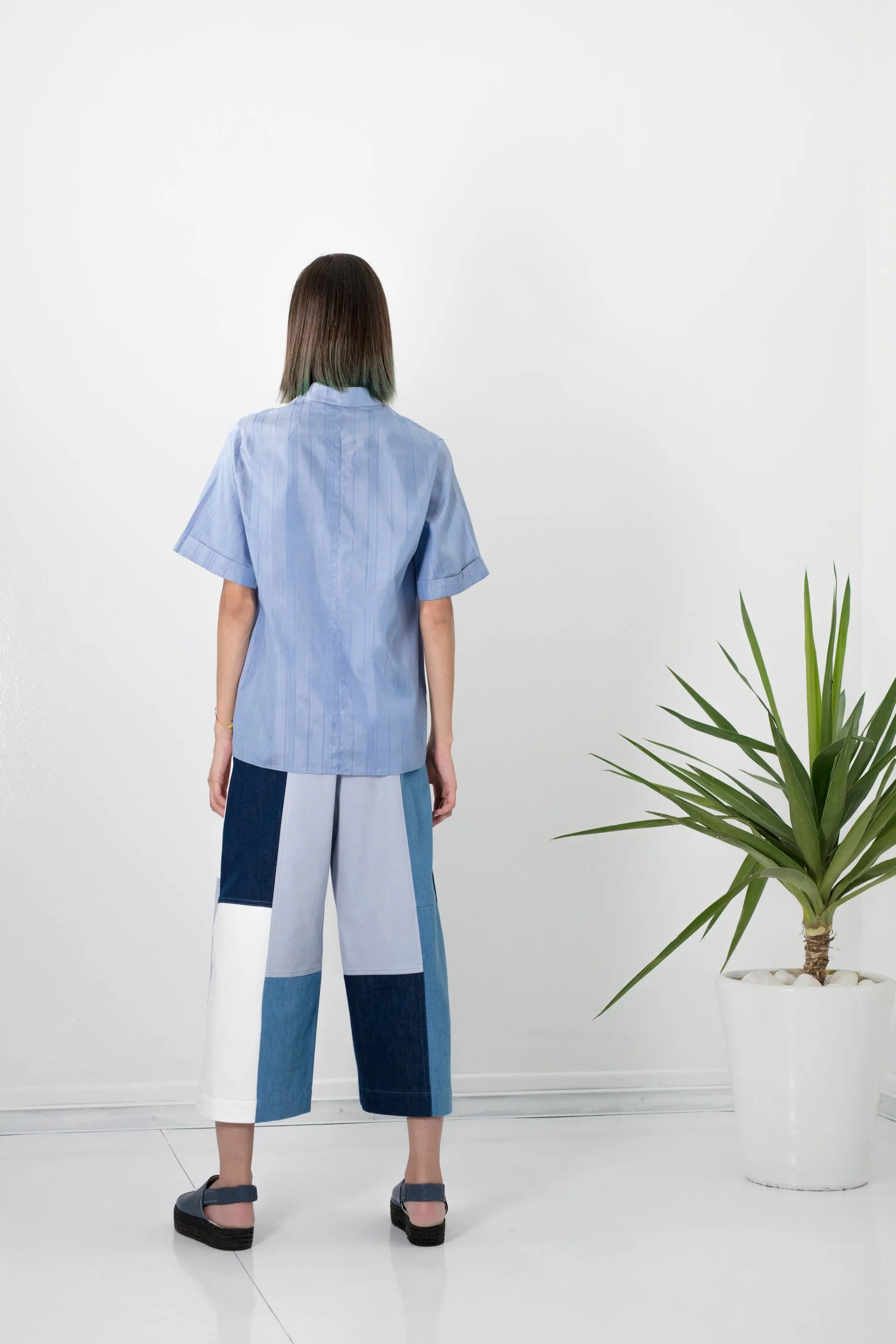 Patchwork culottes