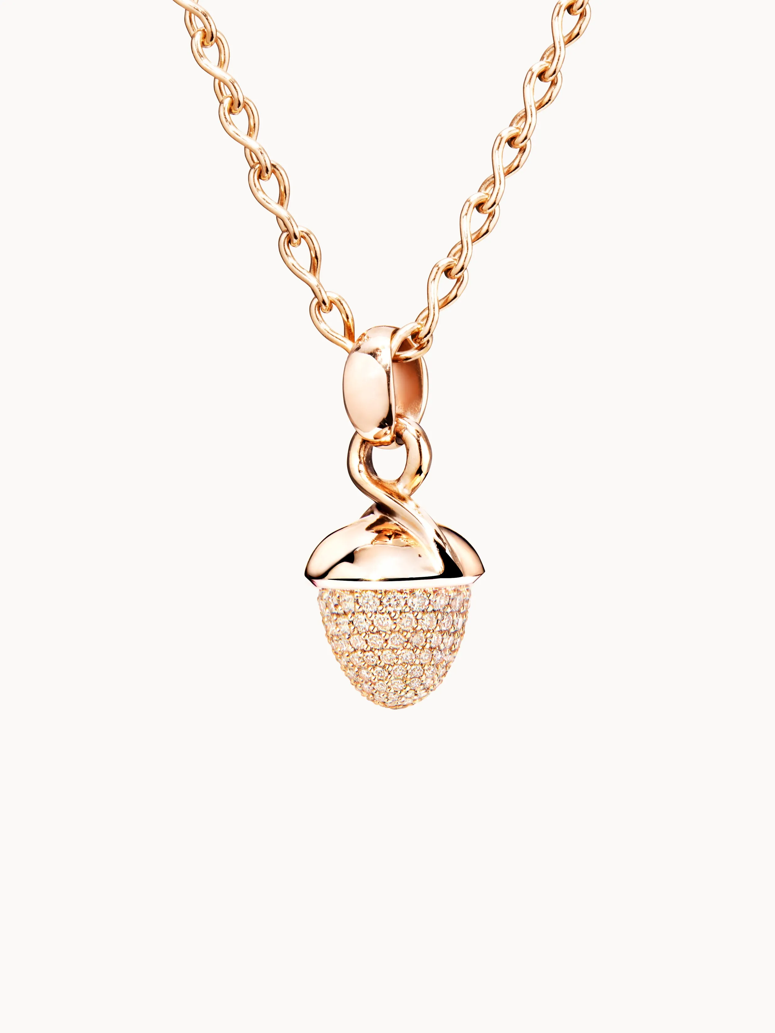 Pendant MIKADO Bouquet Champagne Diamond Pavé Brown Diamond Pavé