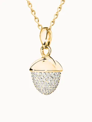 Pendant MIKADO Bouquet XL Diamond Pavé 18K yellow gold with Diamond Pavé