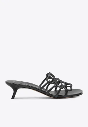 Petal Anagram 45 Leather Sandals