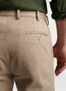 PETER MILLAR PILOT TWILL FLAT FRONT  TROUSER - KHAKI