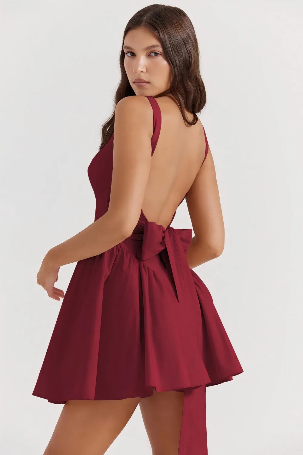 Petite Short Skirts With Bow Tie PCD47