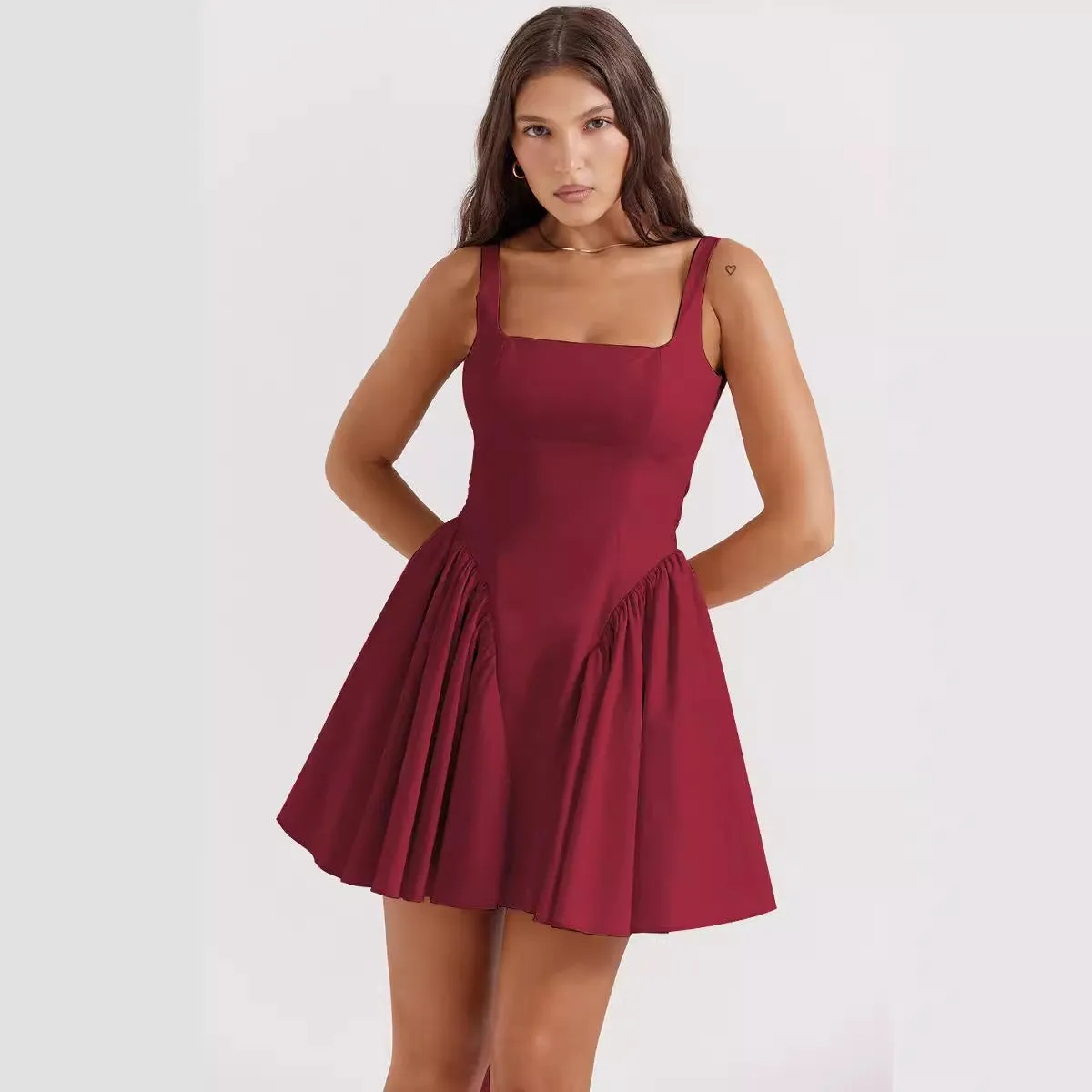 Petite Short Skirts With Bow Tie PCD47