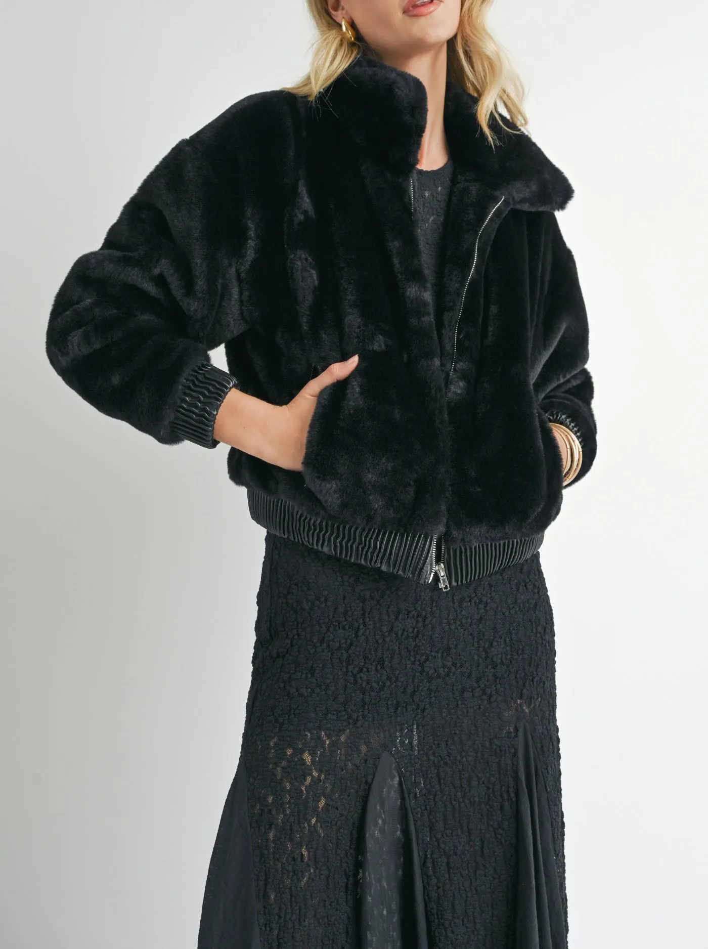 Peyton Faux Fur Jacket