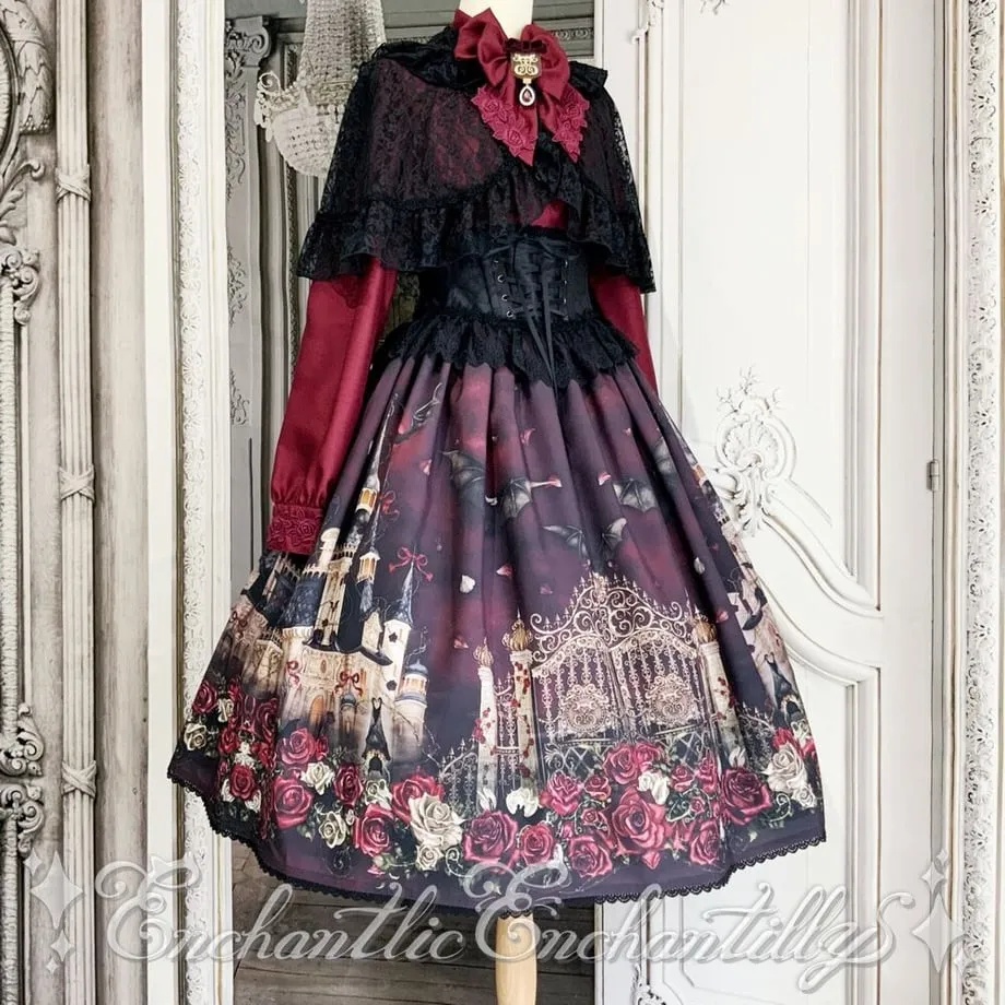 Phantom Rose Castle ~Invitation from Duke Bat~ Skirt