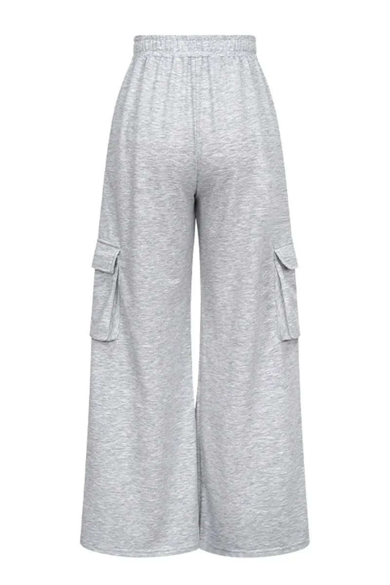 PI802 Maxi Wide Leg Sweatpants
