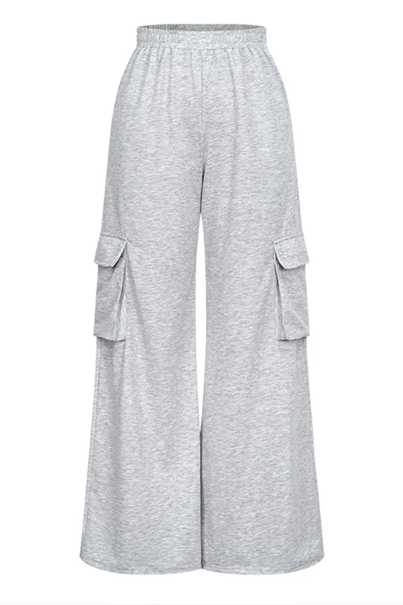 PI802 Maxi Wide Leg Sweatpants