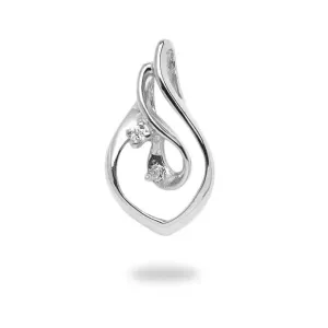 Pick A Pearl Pendant in White Gold with Diamond
