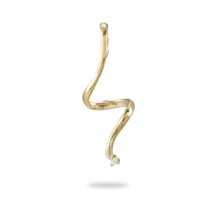 Pick A Pearl Waterfall Pendant in Gold with Diamond