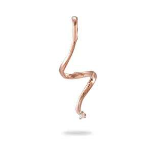 Pick A Pearl Waterfall Pendant in Rose Gold with Diamond