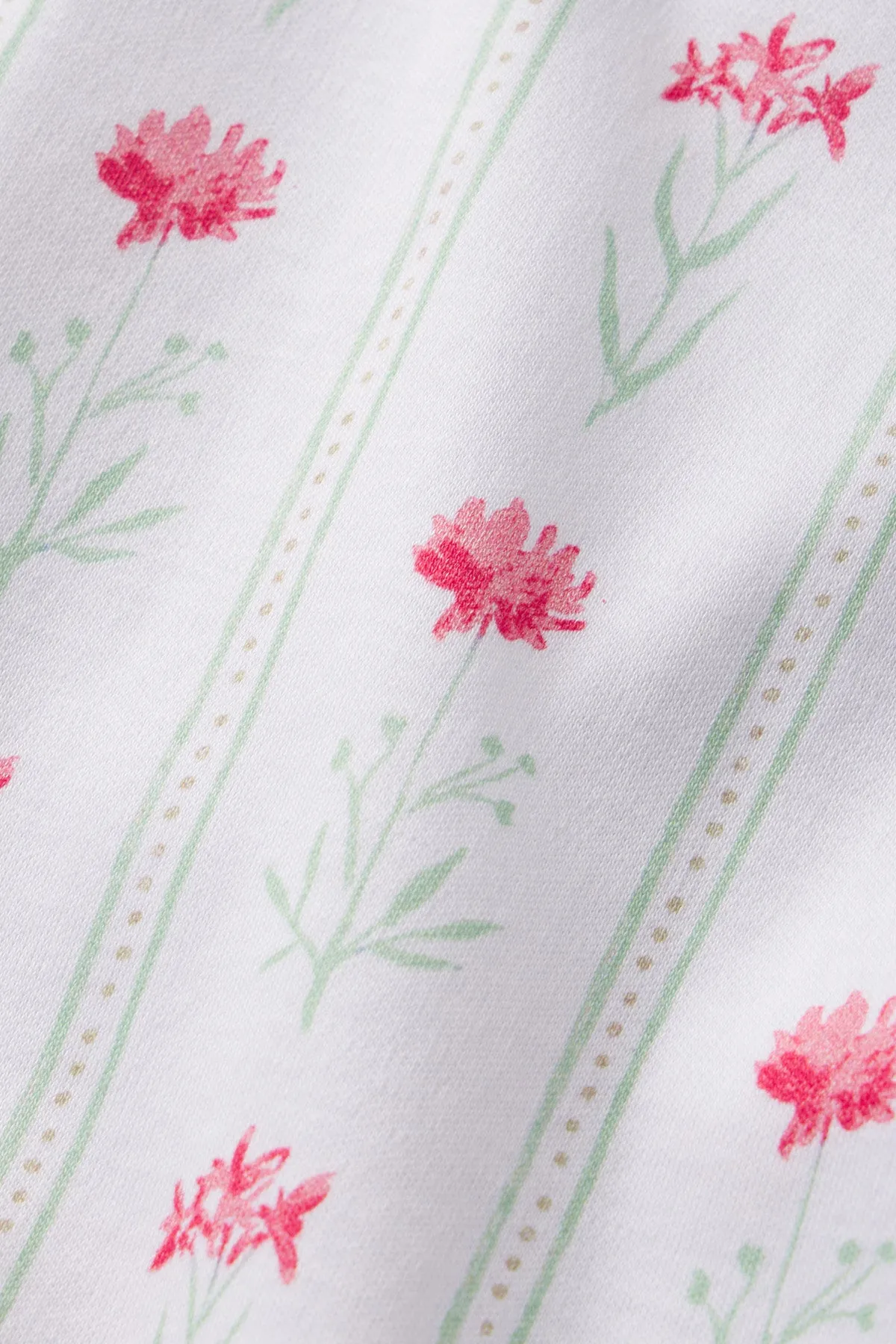 Pima Long-Long Set in Sunkissed Coral Watercolor Stems