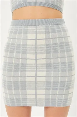 PLAID SKIRT