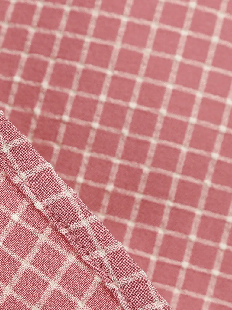 Plaid Tuxedo Collar 1950S Vintage Dress With Pockets