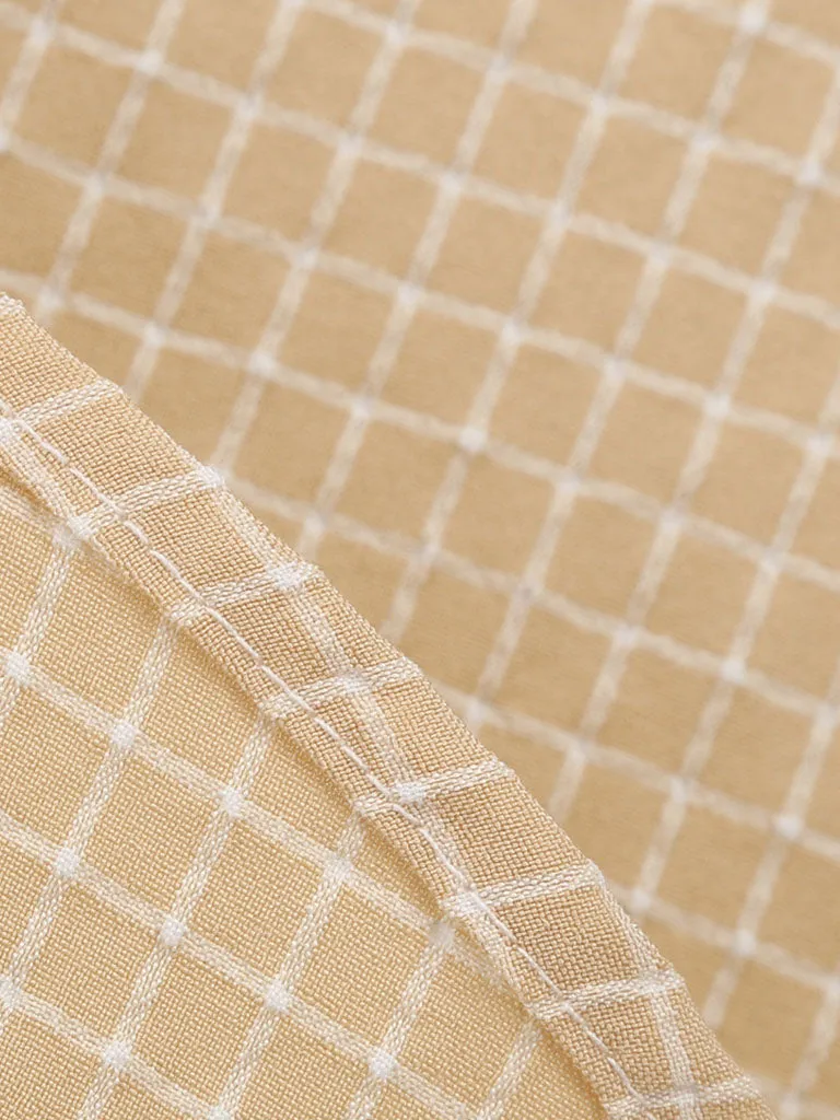 Plaid Tuxedo Collar 1950S Vintage Dress With Pockets