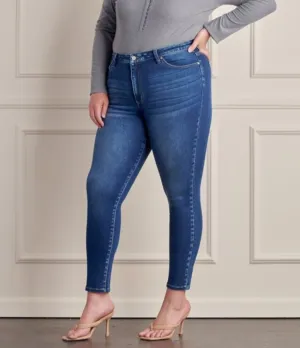 Plus High Rise Skinny Medium Wash KC7342D-P
