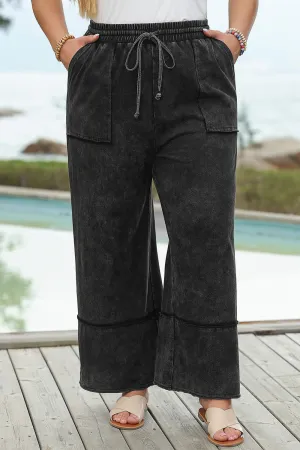 Plus Mineral Wash Exposed Seam Cropped P