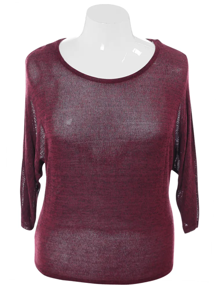 Plus Size Charming Cut Out Back Rose Top
