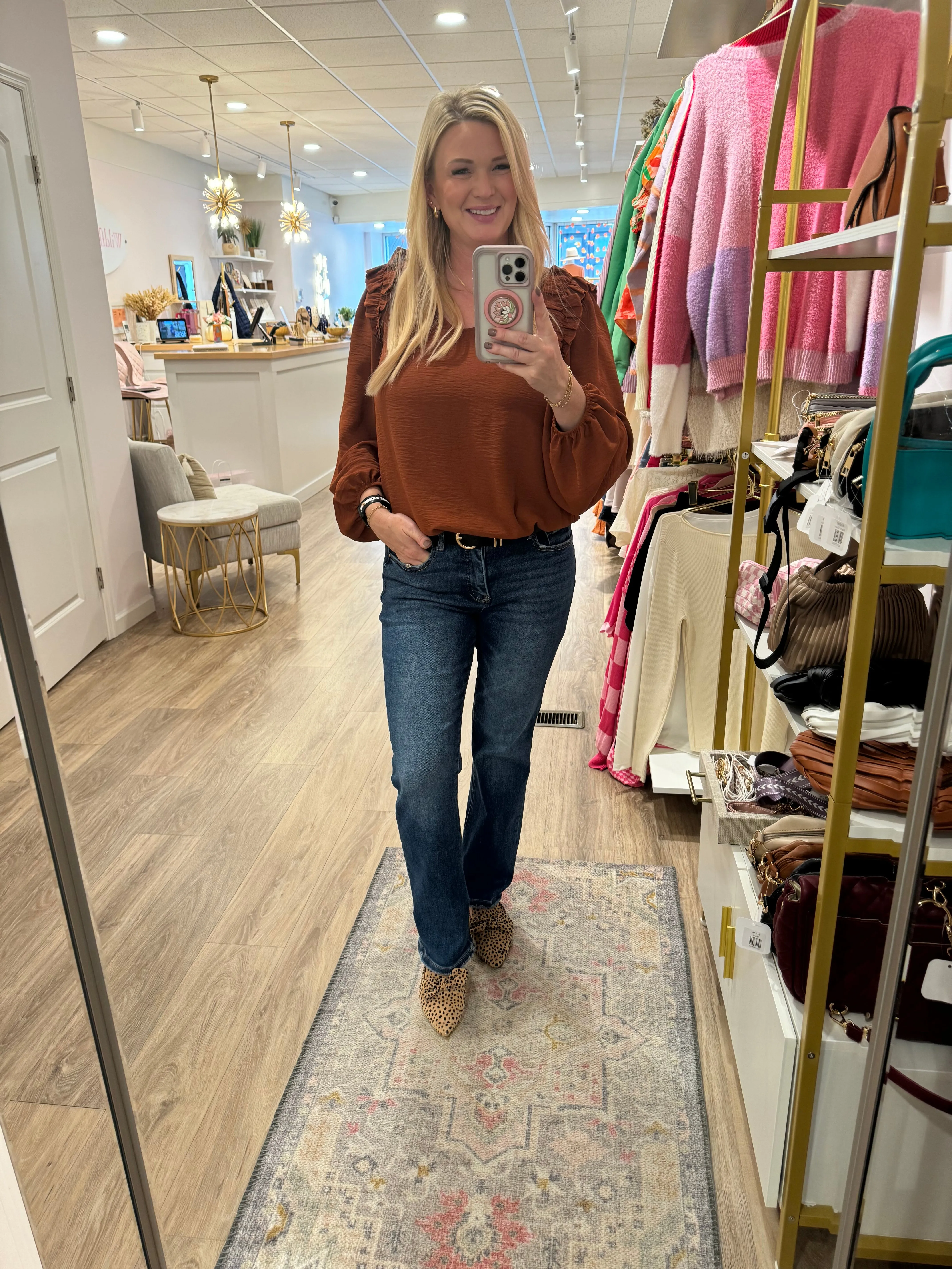 Plus Size Elegant Edge Blouse