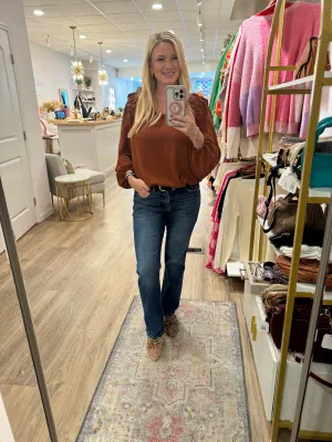 Plus Size Elegant Edge Blouse