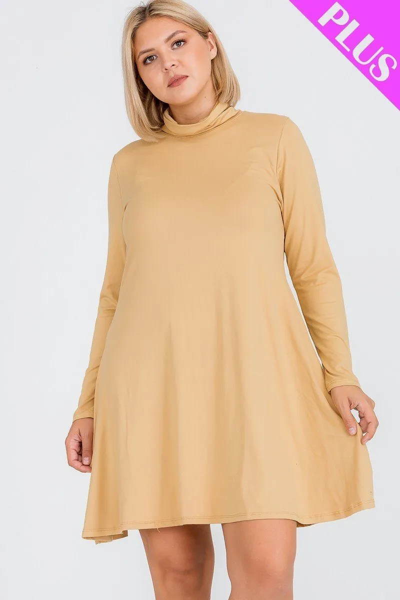 Plus Size Flare Dress
