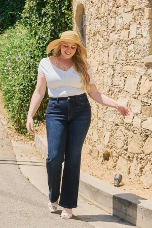 Plus Size Mid Rise Bootcut Jean