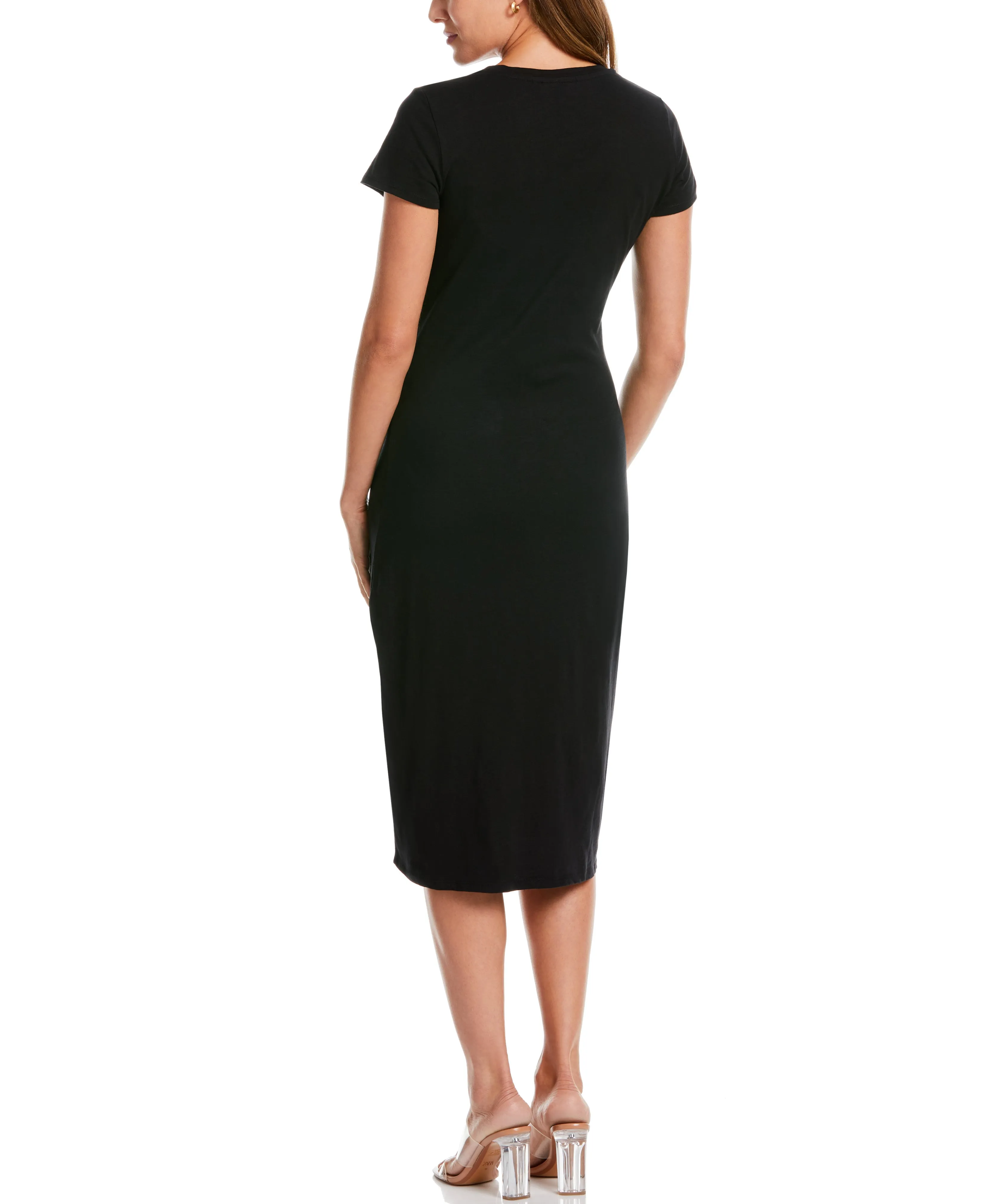 Plus Size Twist Midi Dress