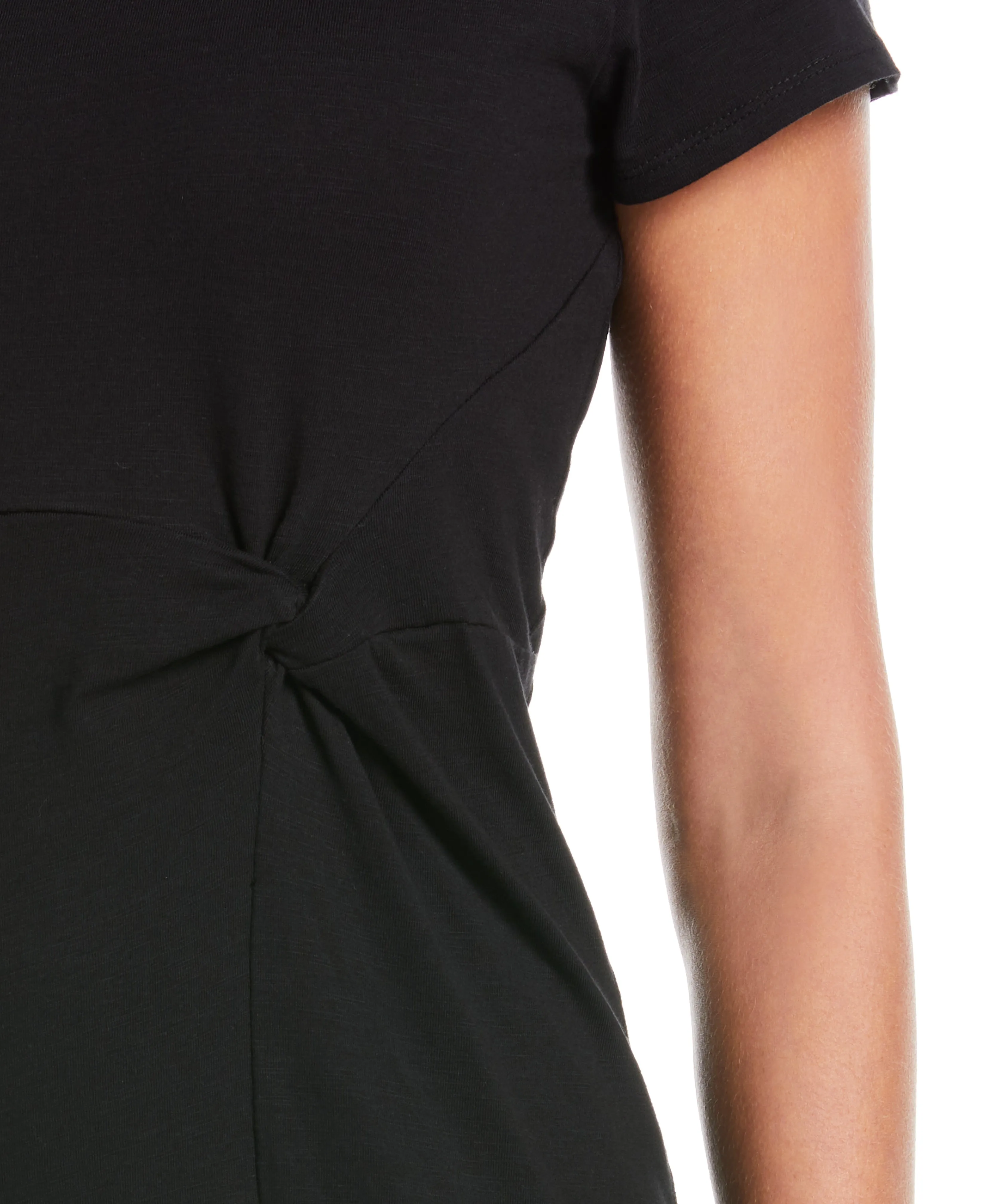 Plus Size Twist Midi Dress