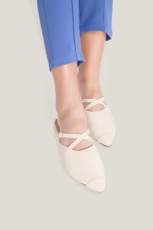 Pointed Strappy Mules