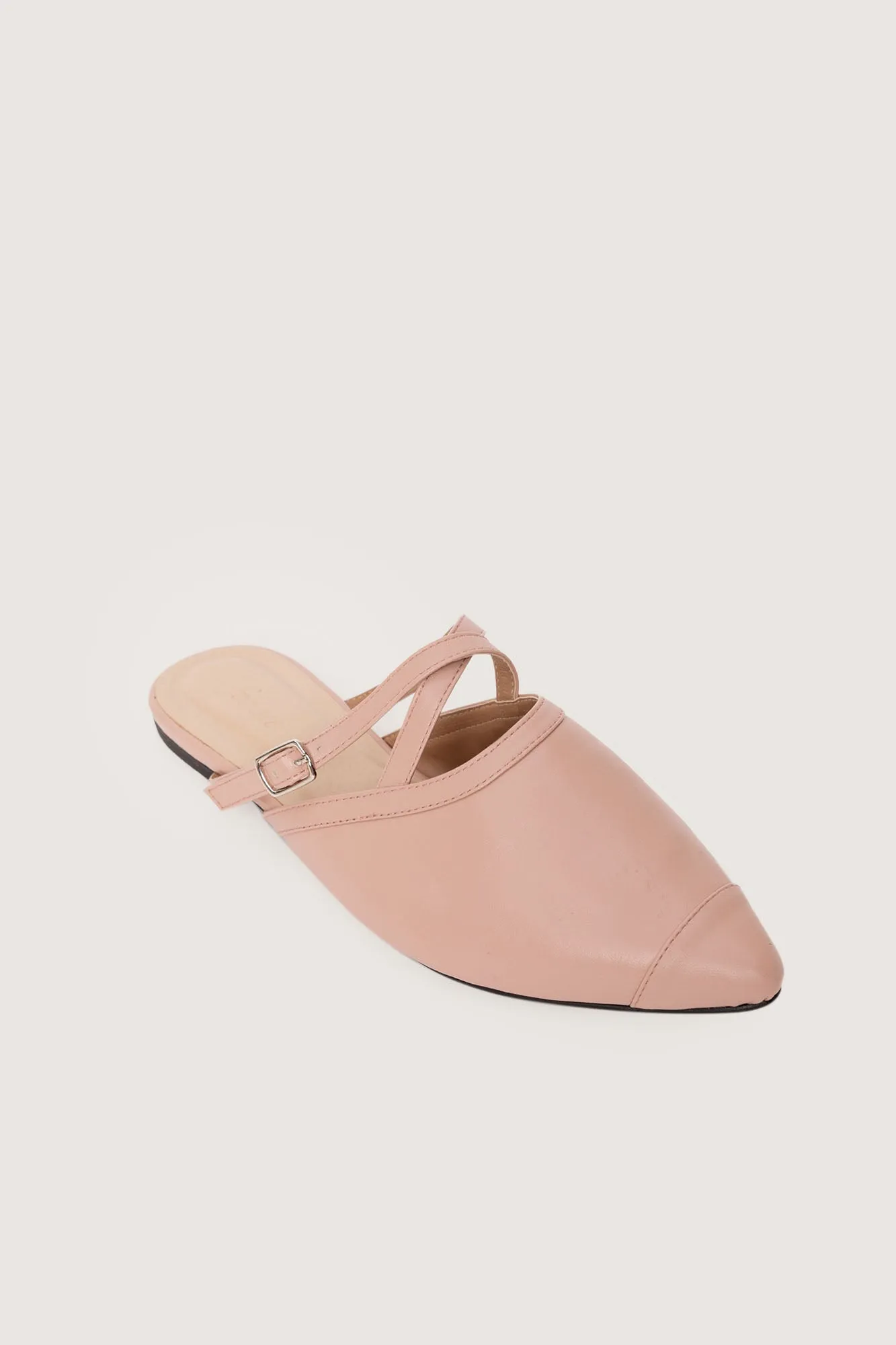 Pointed Strappy Mules