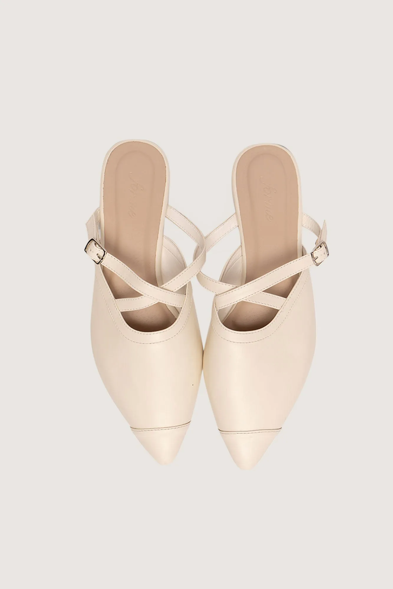 Pointed Strappy Mules