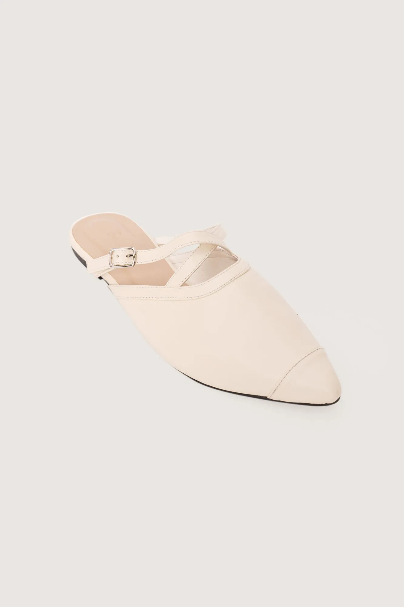 Pointed Strappy Mules