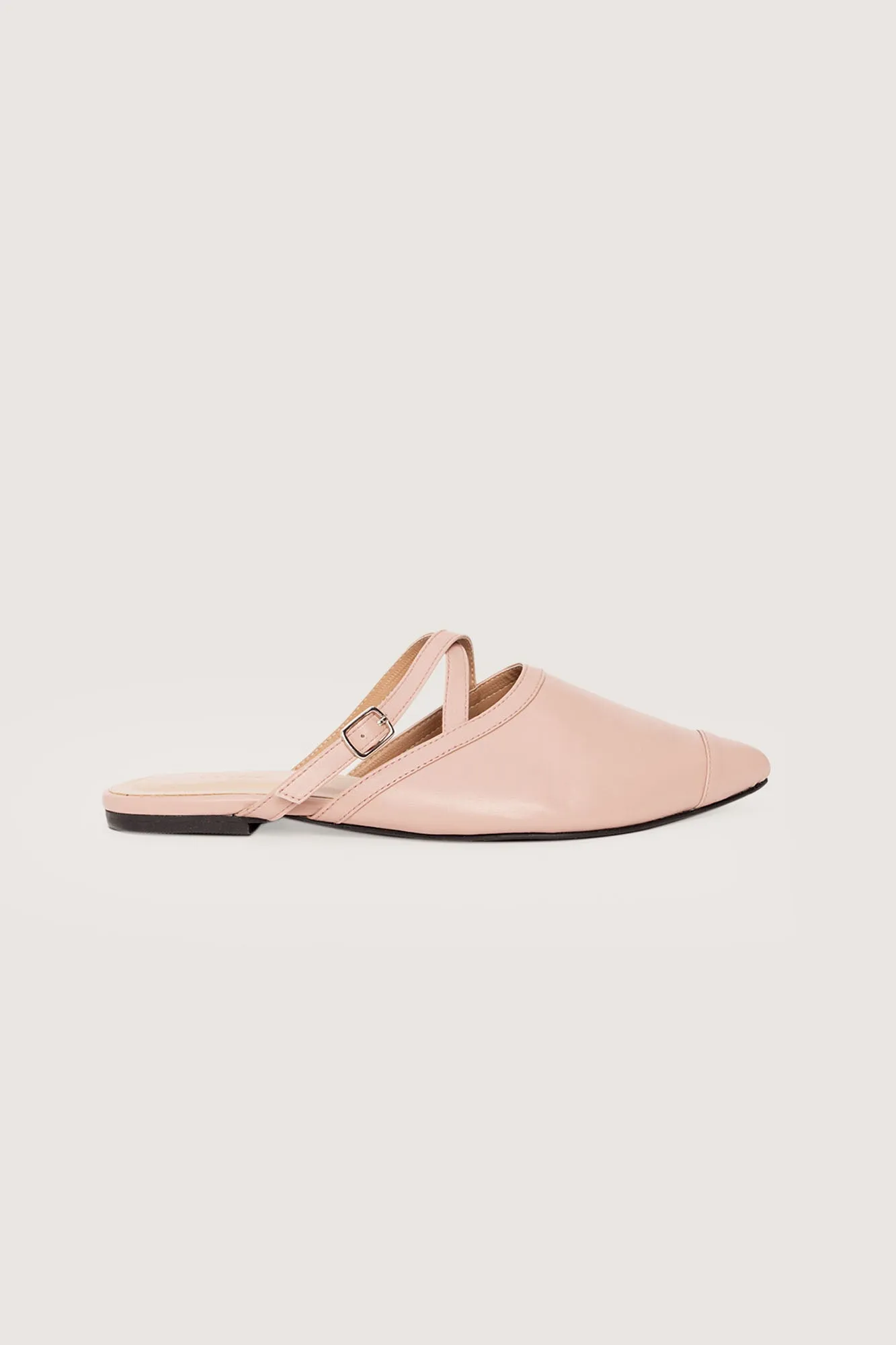Pointed Strappy Mules
