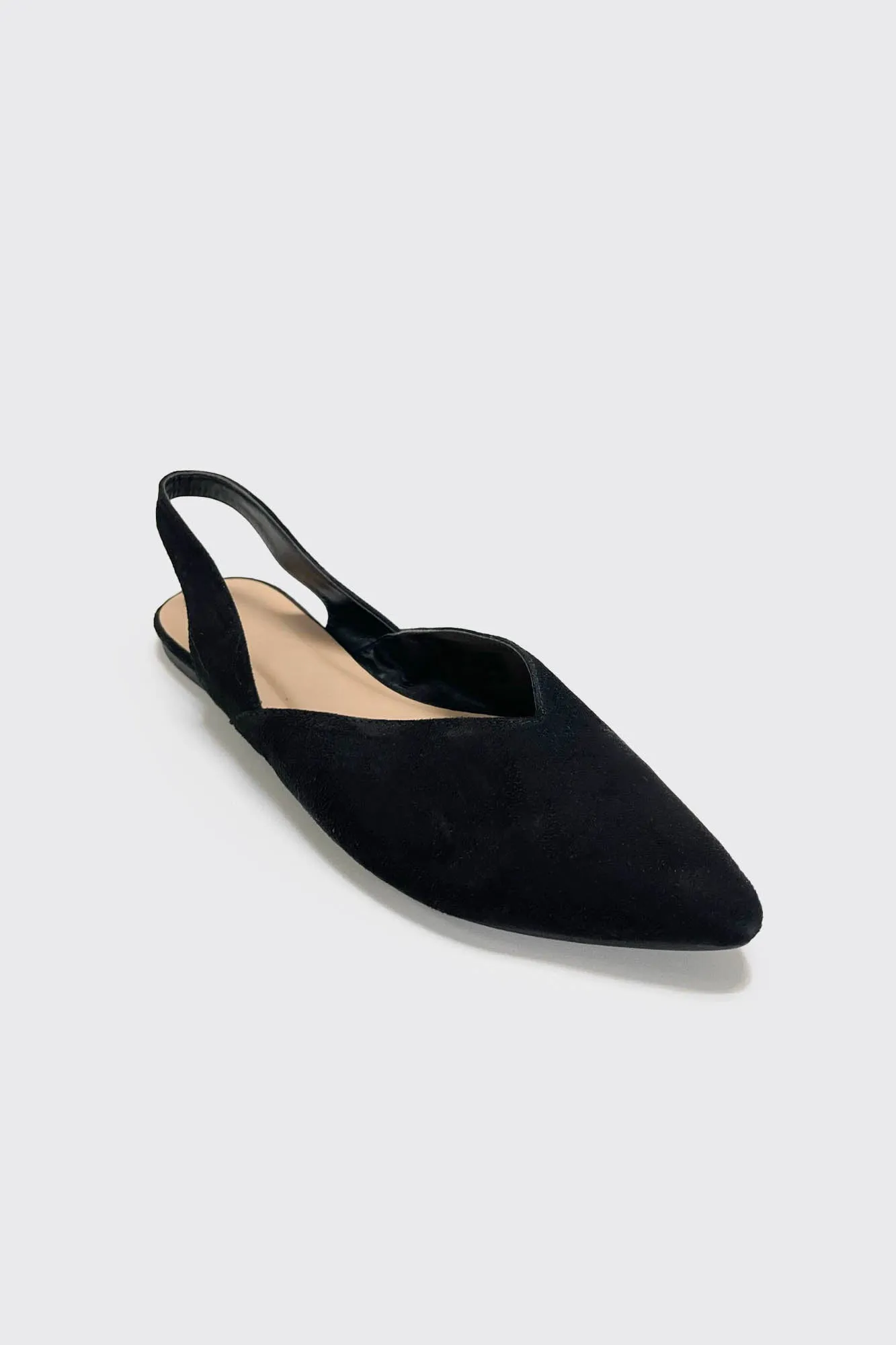 Pointed Toe Suede Mules