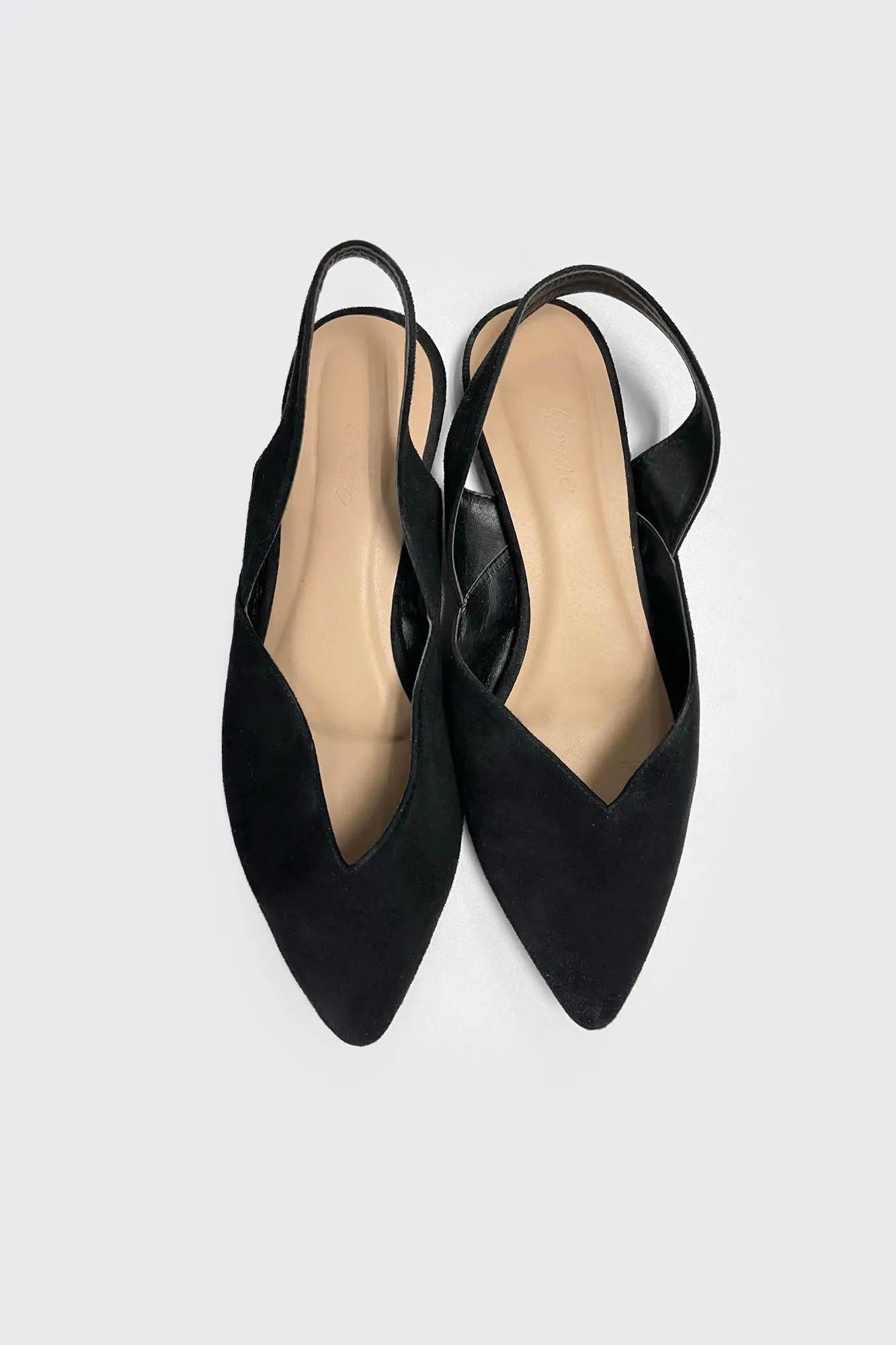 Pointed Toe Suede Mules