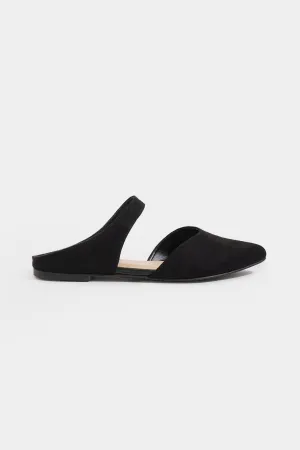 Pointed Toe Suede Mules