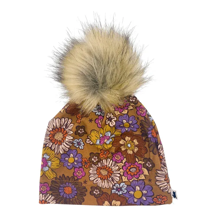 POM POM BEANIE - FLOWER POWER