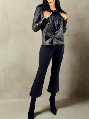 Ponte Cropped Pants - The Duane
