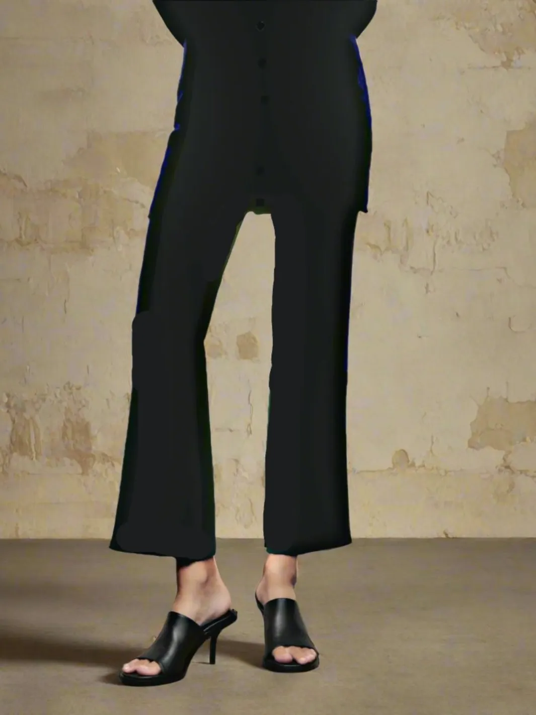 Ponte Cropped Pants - The Duane